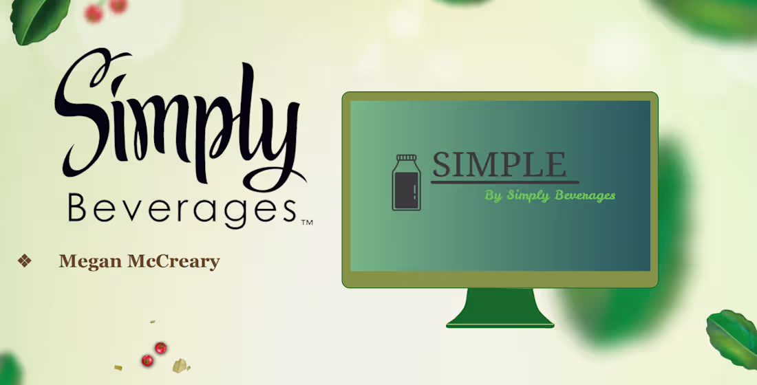 Cover image for Simply Beverages CBD Product Marketing Strategy
