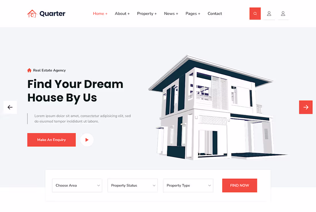 Cover image for Real Estate Landing Page