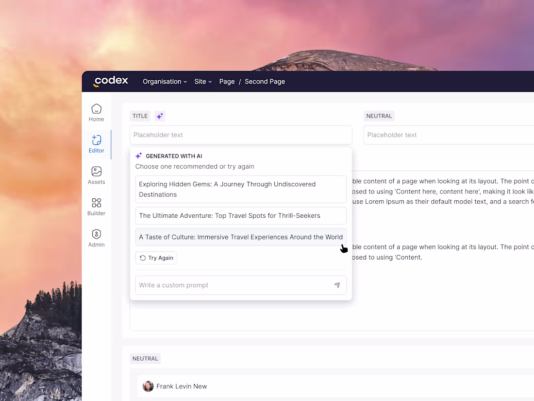 Cover image for CMS | AI Integration