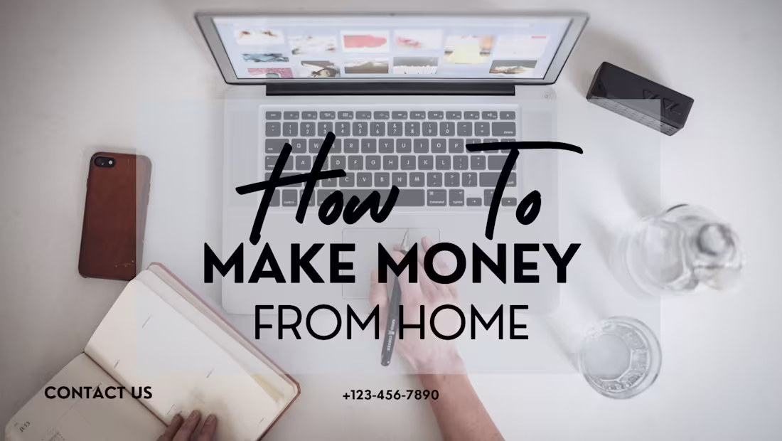 Cover image for TEMPLATE OF EARN MONEY FROM HOME 