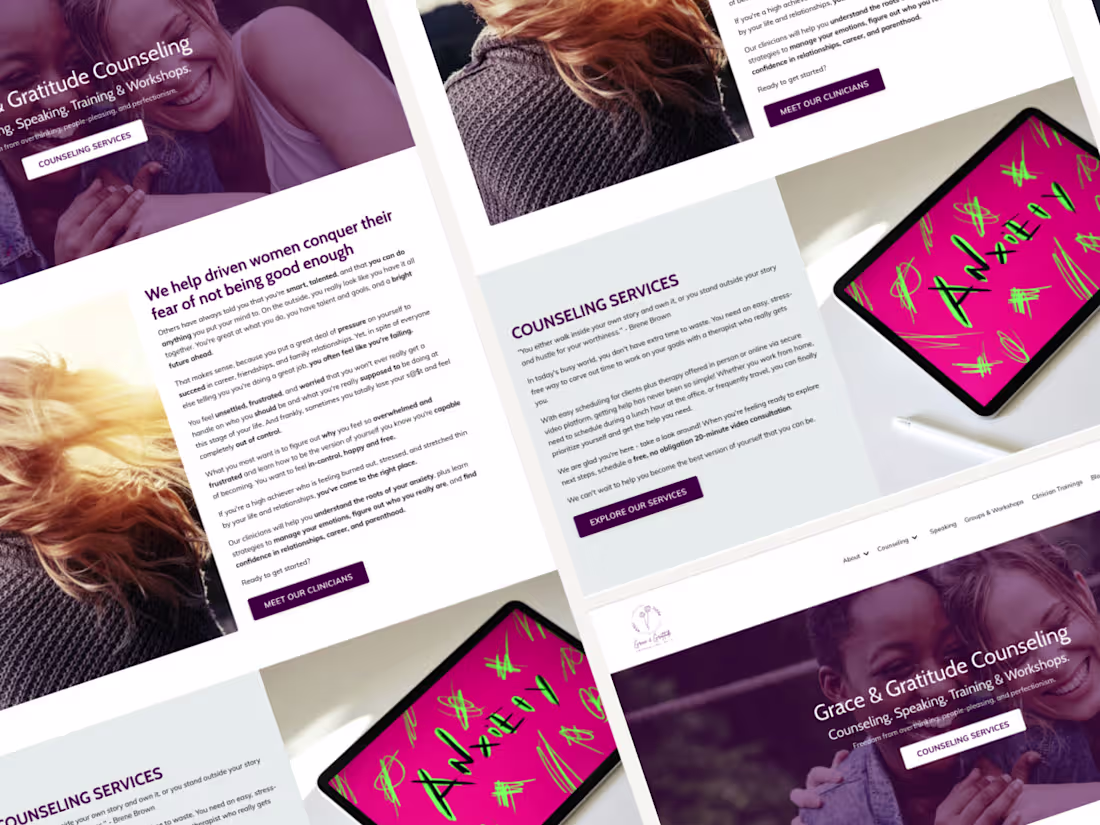 Cover image for Web & Course Development for Therapy Practice