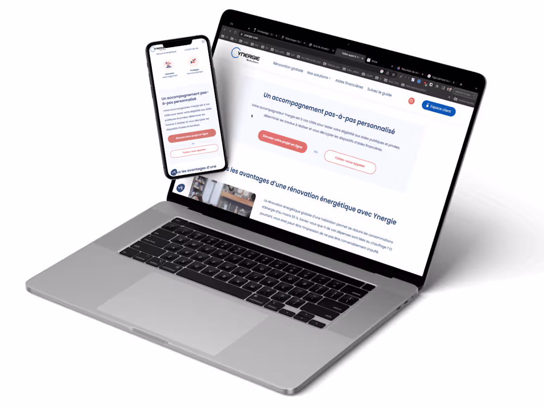 Cover image for Ynergie - Web App Design