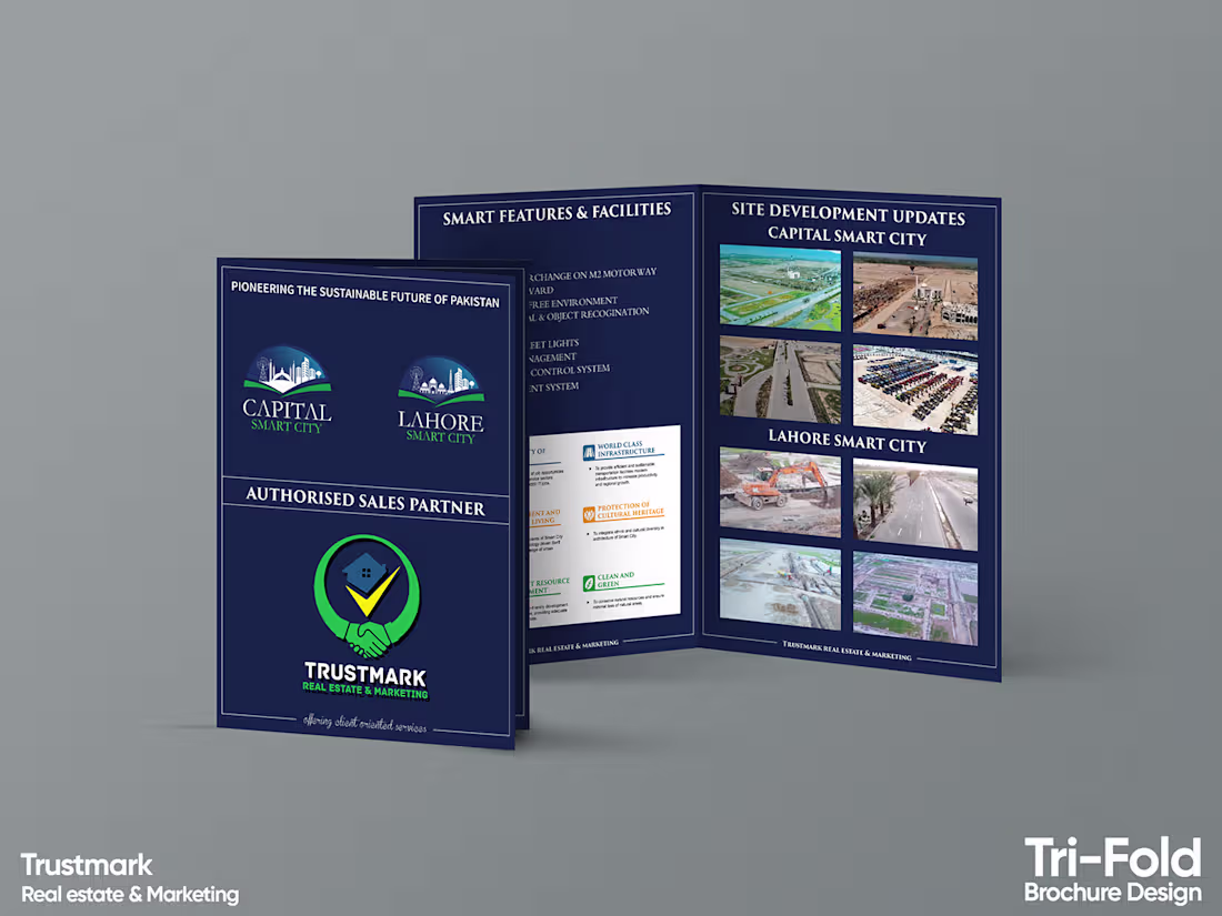 Cover image for Tri-Fold Brochure design on Behance