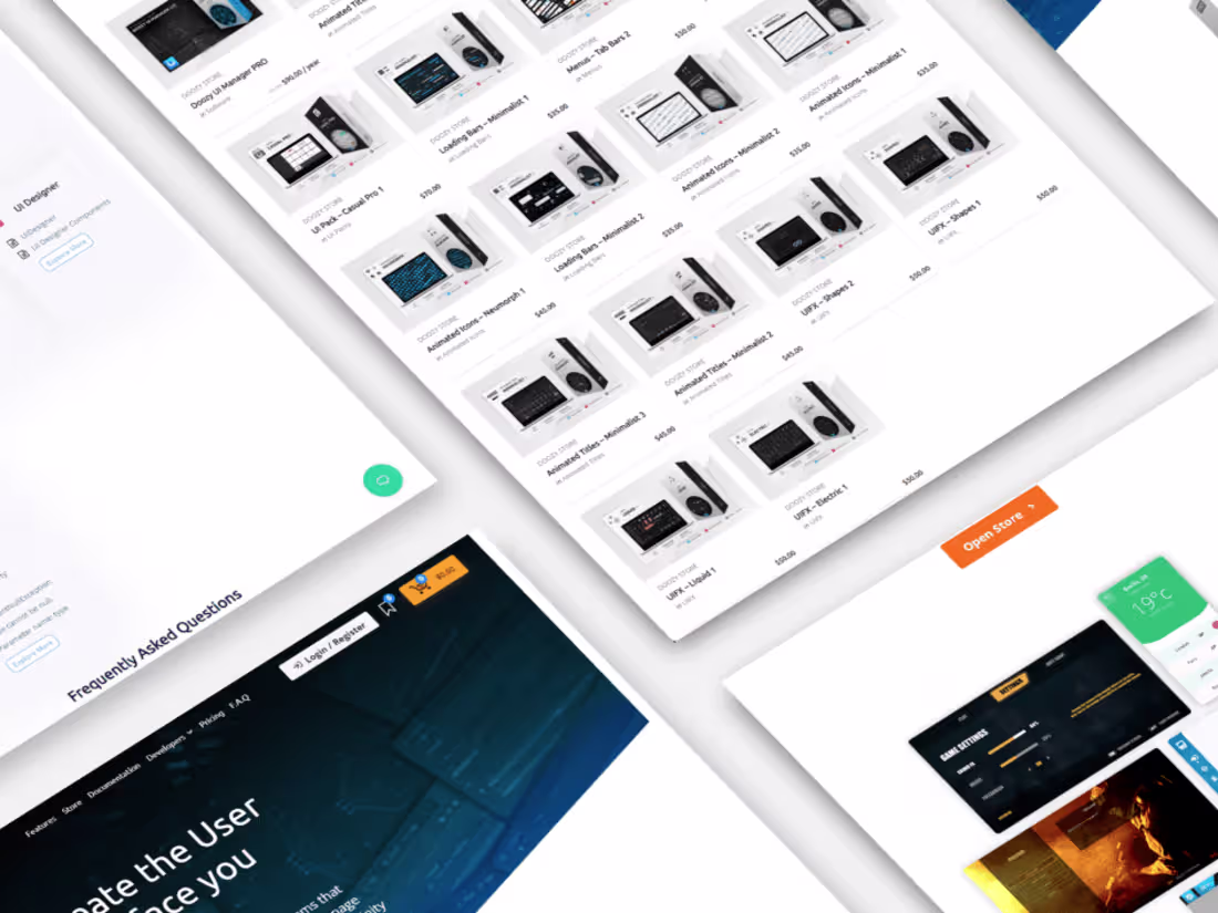 Cover image for DoozyUI Website Redesign – Case Study - Claudiu Rentea