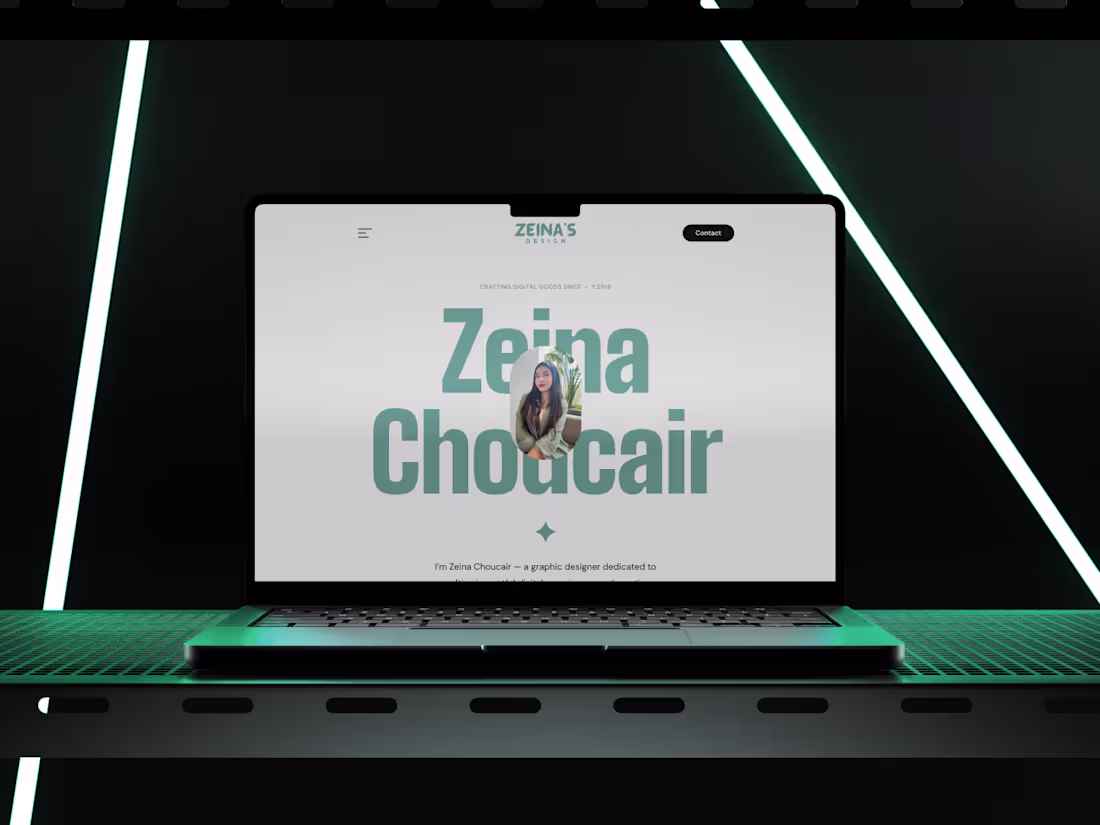 Cover image for Zeina the designer