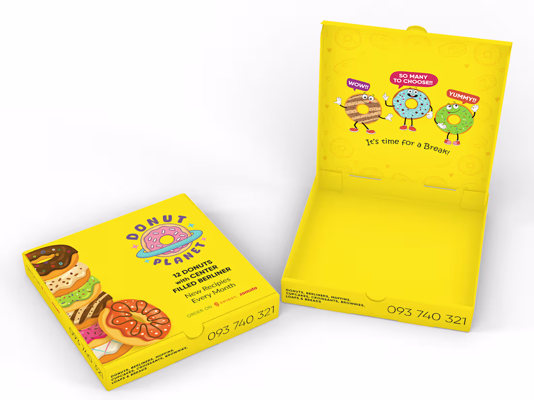 Cover image for Donut Delivery Box