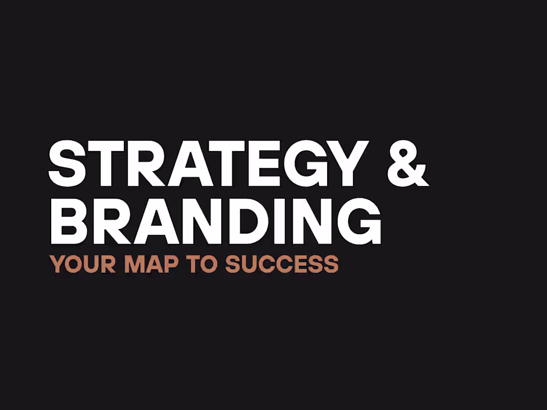 Cover image for Strategy & Branding – Your Map to Success