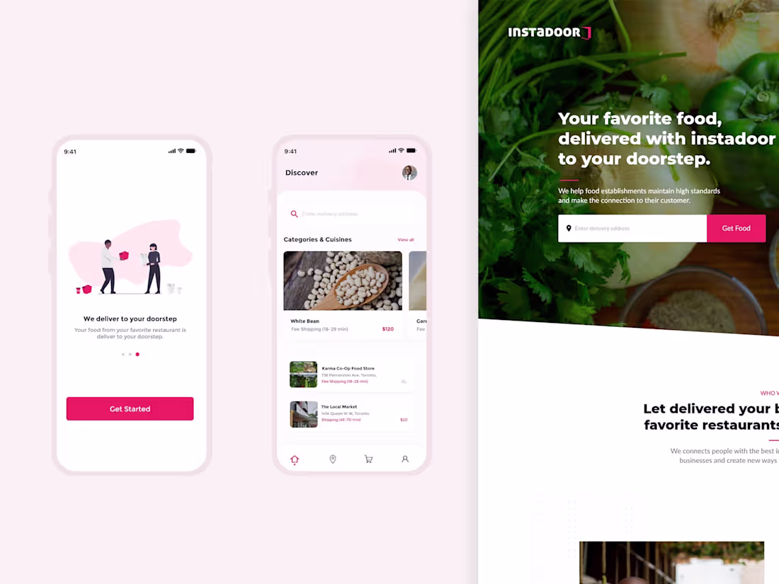 Cover image for Food Items Delivery Service