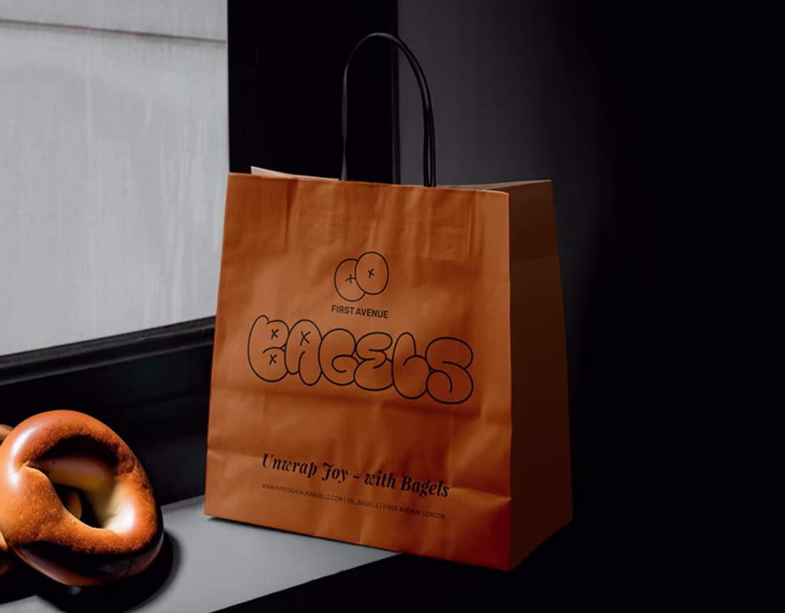 Cover image for First Avenue Bagels | Bakery Shop :: Behance