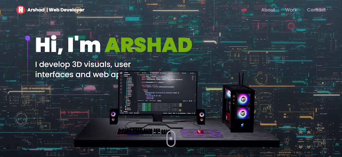 Cover image for Arshad | Portfolio Website