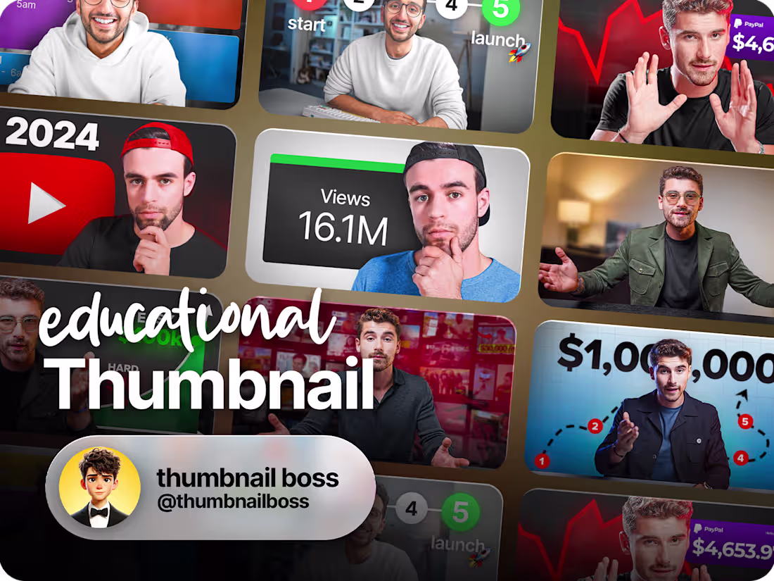 Cover image for YouTube Thumbnail Design (Educational) 