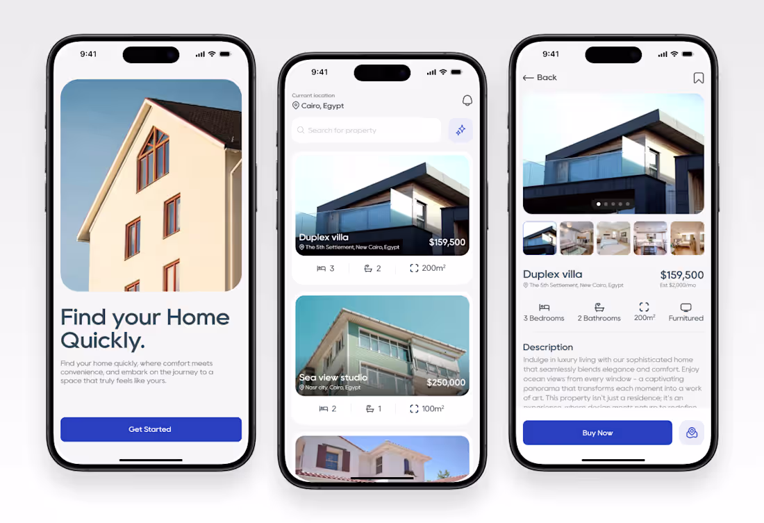 Cover image for Real Estate Application Design