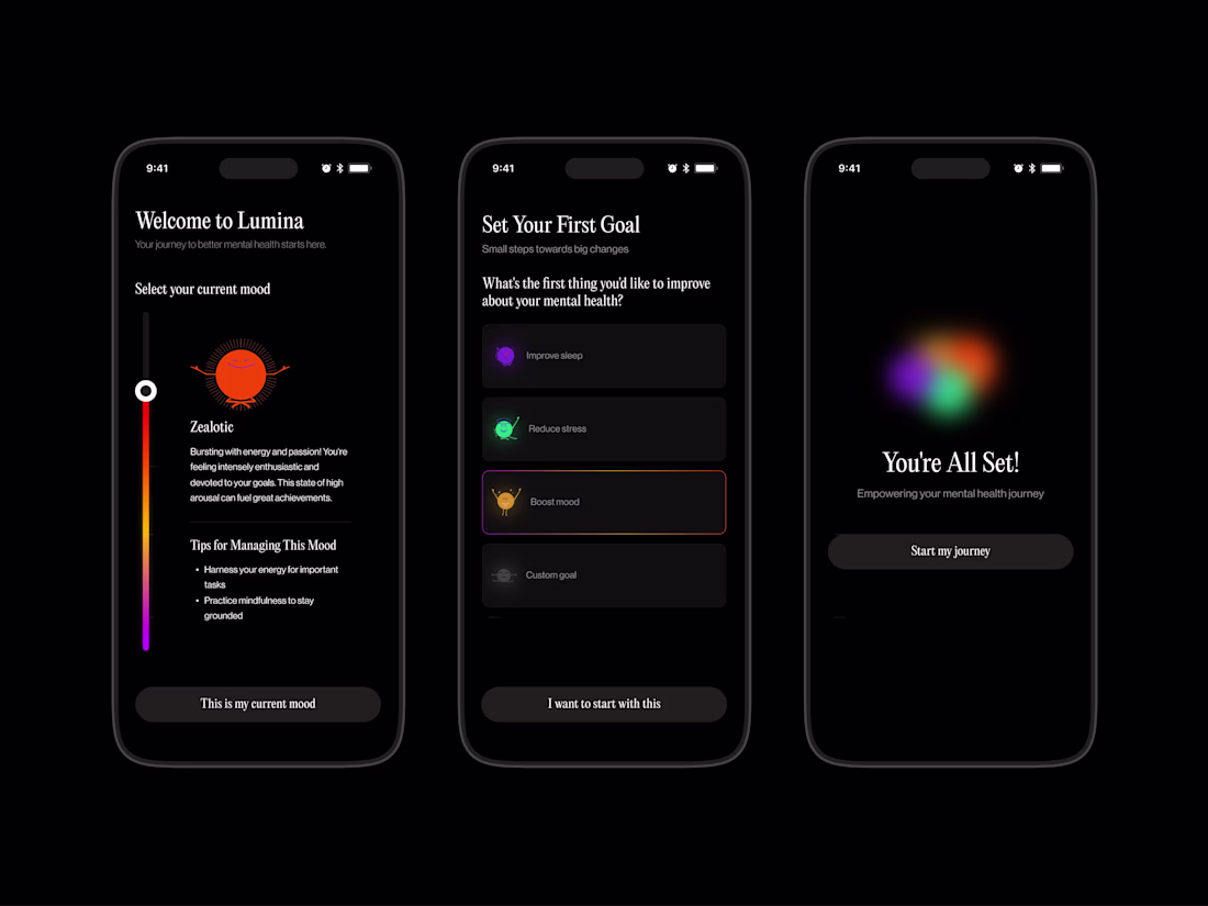 Cover image for Lumina - Mental health assistant