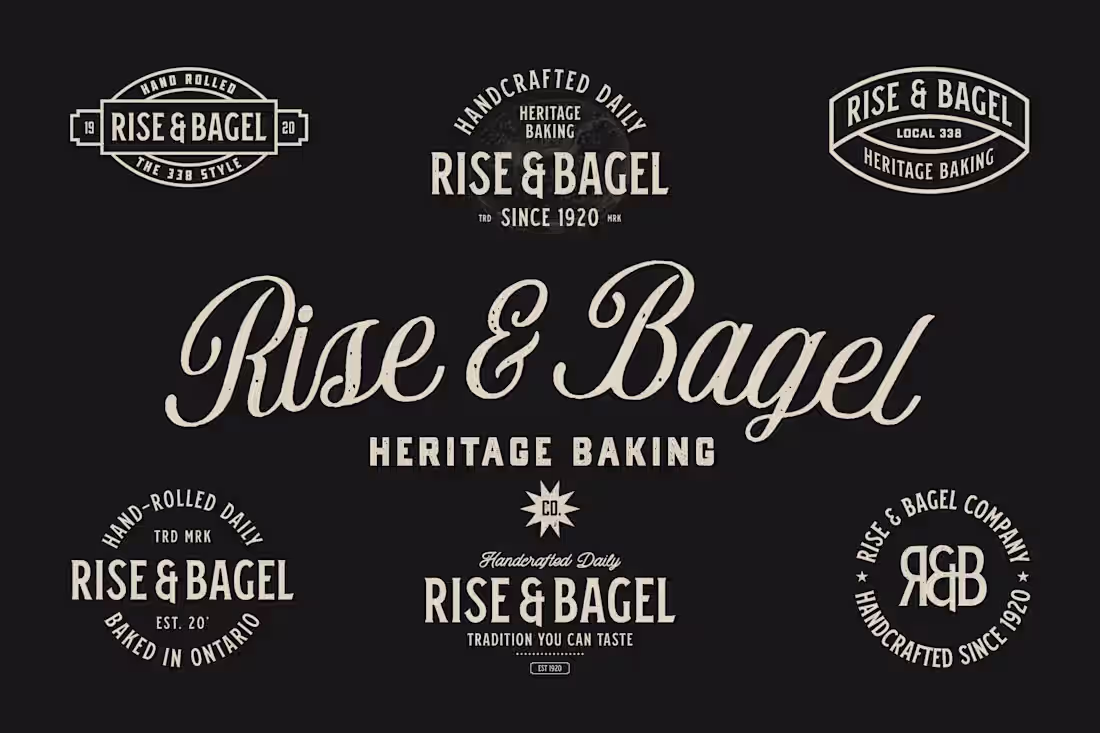 Cover image for  Heritage Bagel Shop Branding & Logo Design