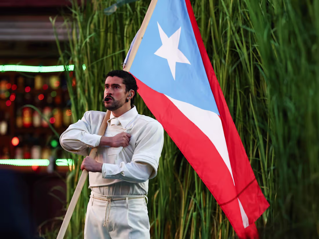 Cover image for Bad Bunny Turns Super Bowl Spotlight Into Cultural Moment