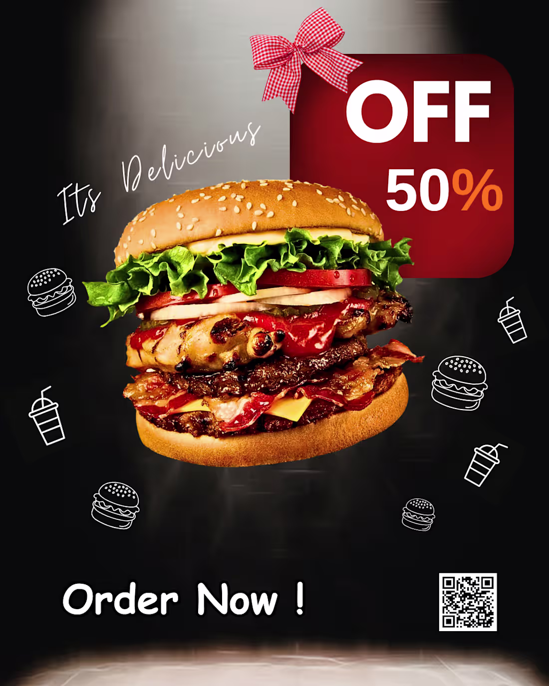 Cover image for Project Title: Burger Brand Ad