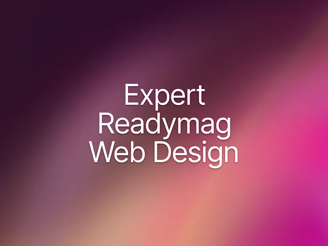 Cover image for Expert Readymag Web Design Services