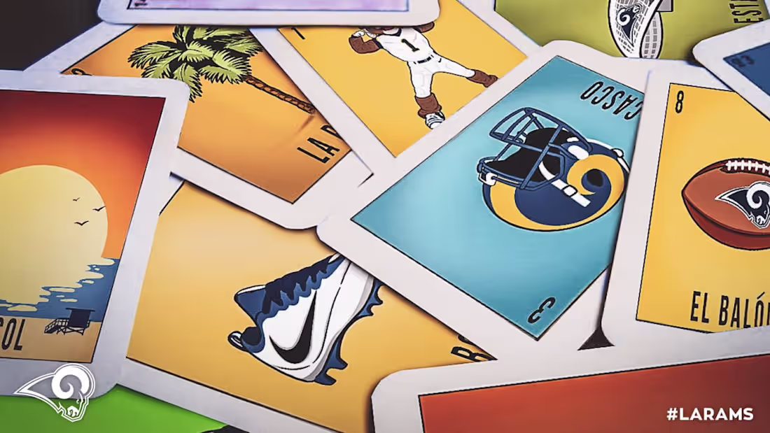 Cover image for LA Rams Loteria - Product Design