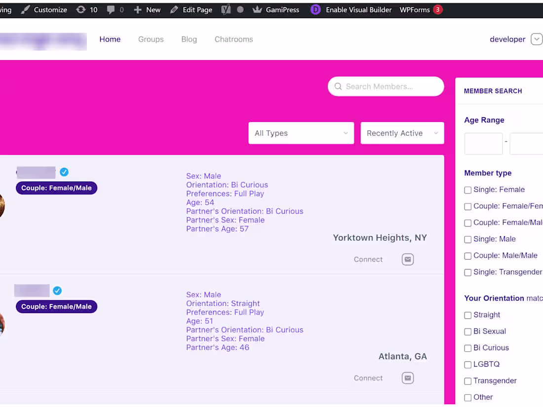 Cover image for Display profile data on members list page, Show only paid member