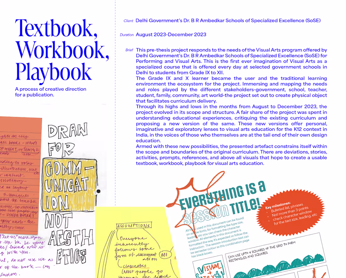 Cover image for Textbook, Workbook, Playbook | Creative Direction :: Behance
