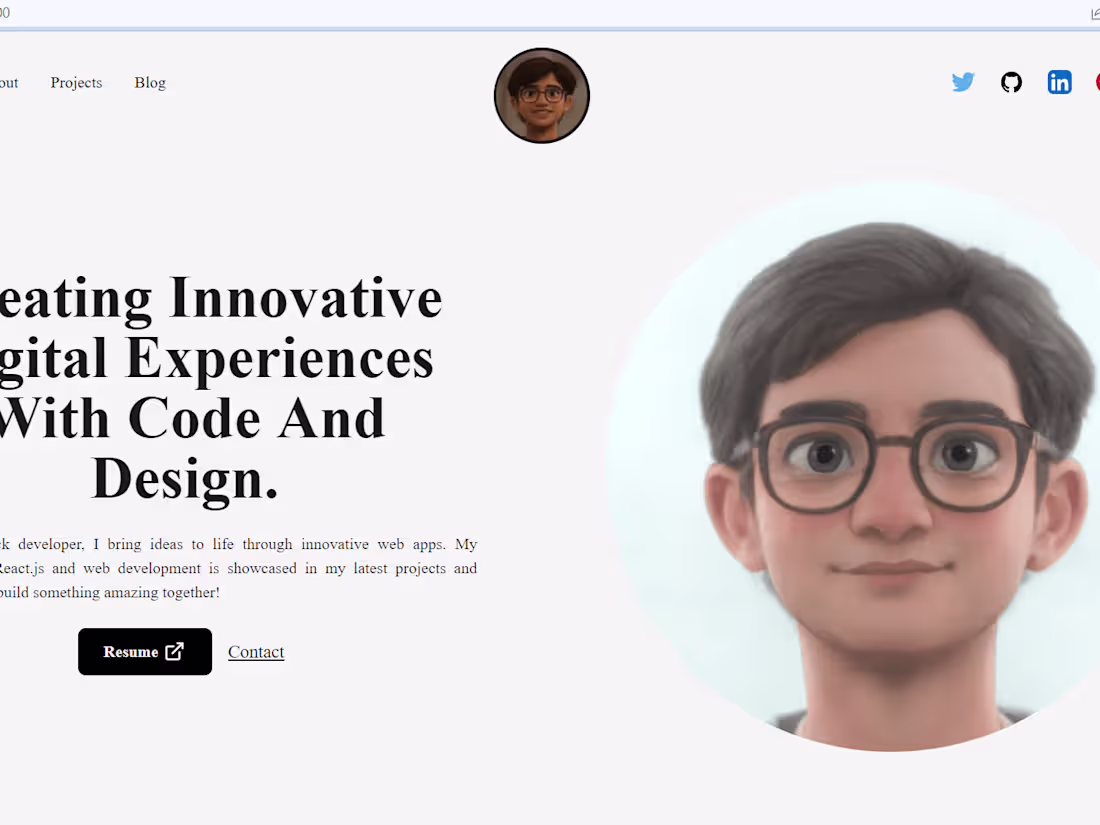 Cover image for Portfolio Website