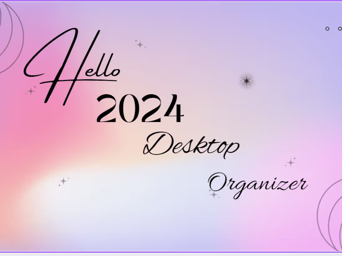 Cover image for Desktop Organizer Wallpaper 2024 Quarter