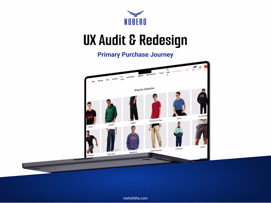 Cover image for UX Audit and Redesign of Nobero