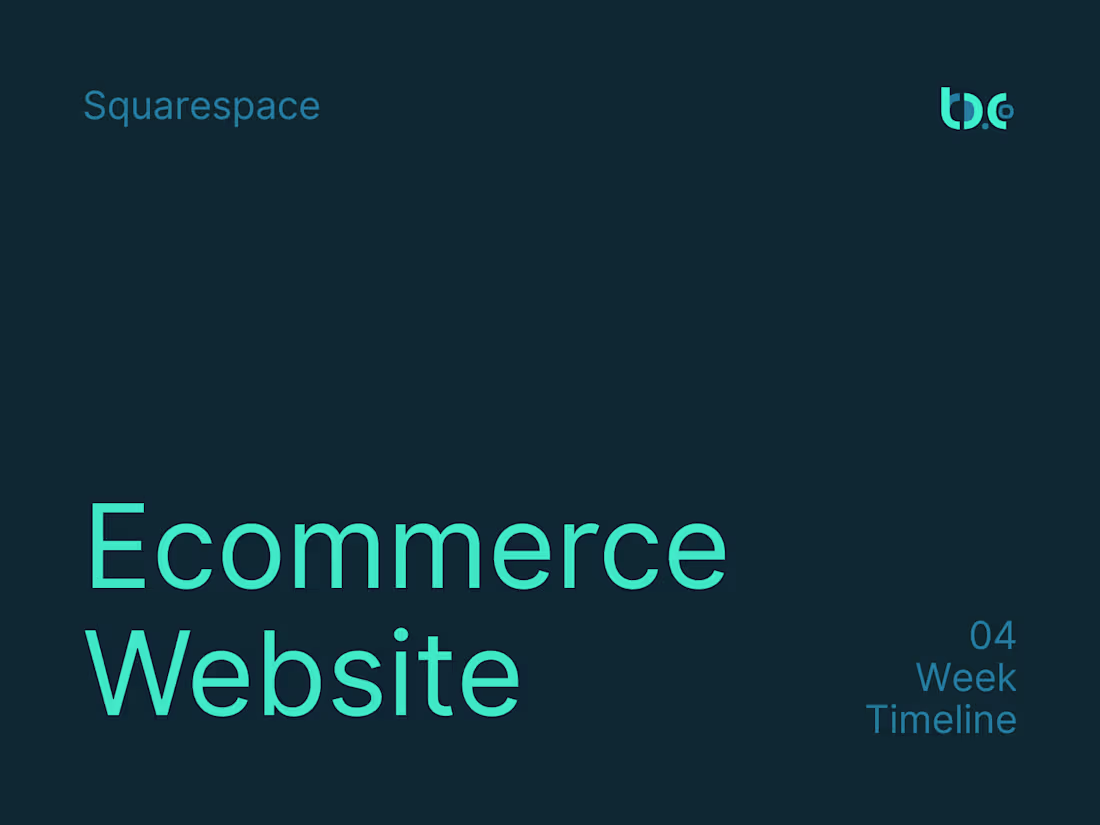 Cover image for Squarespace eCommerce Website