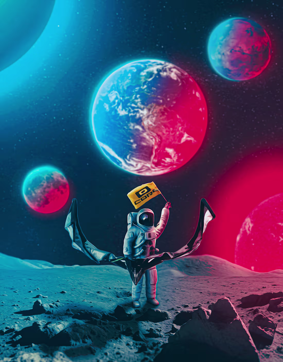 Cover image for Photoshop (astronaut on mission)