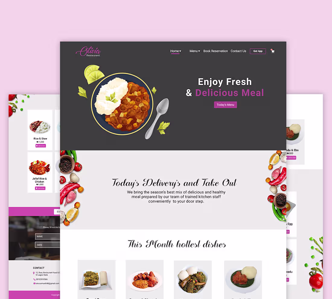 Cover image for Olivia restaurant 