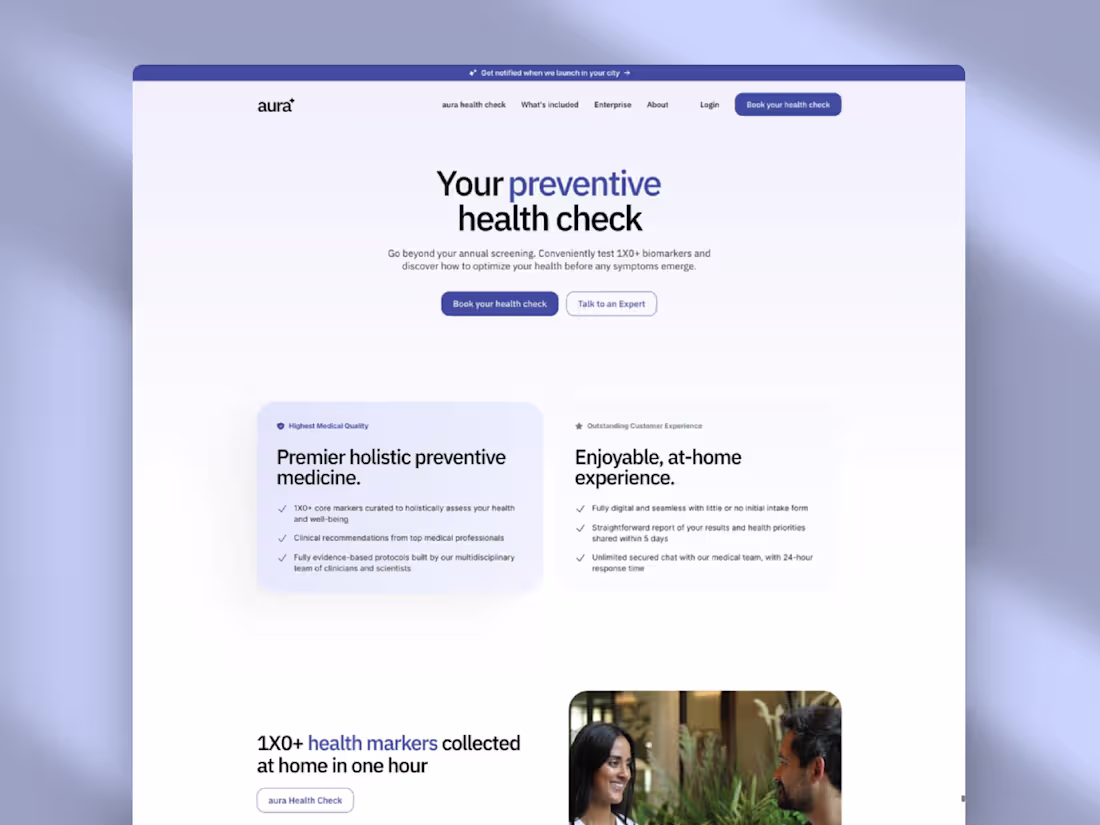 Cover image for Aura - The Latest in Preventative Medicine