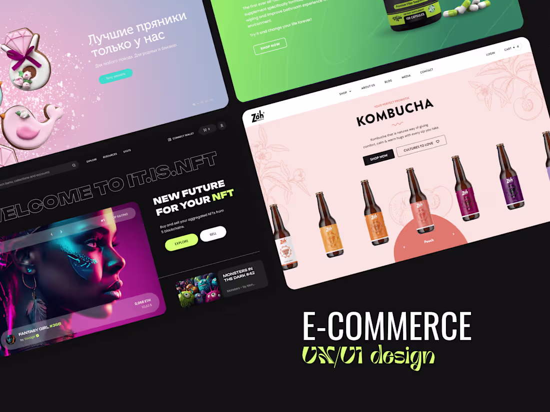 Cover image for E-commerce (from 10 to 20+ pages)