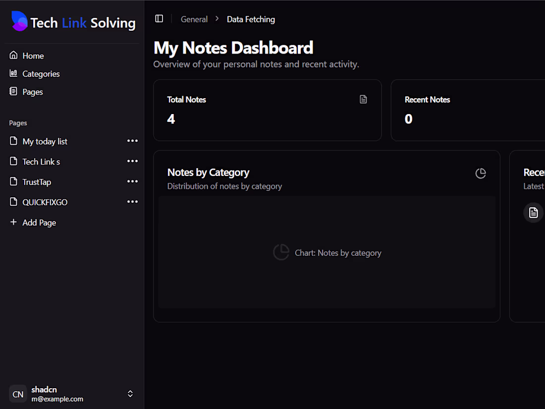 Cover image for Personal Note Management system