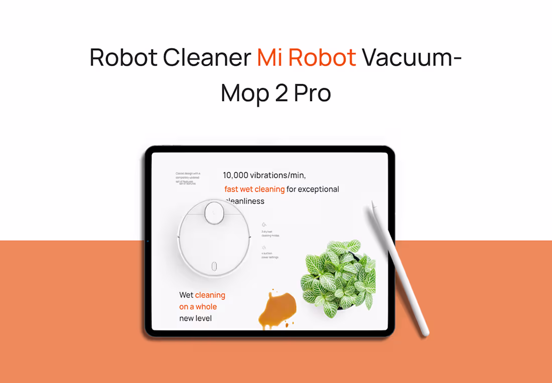 Cover image for Landing page for Mi Robot 