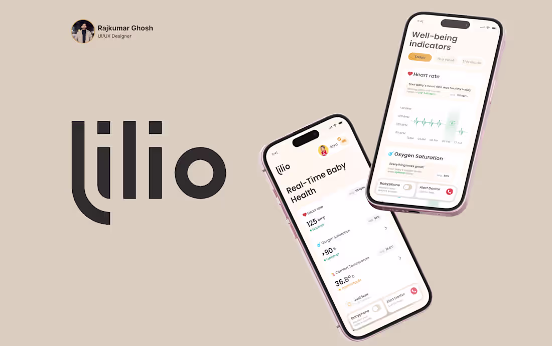 Cover image for Lilio - Babies Health Monitoring App