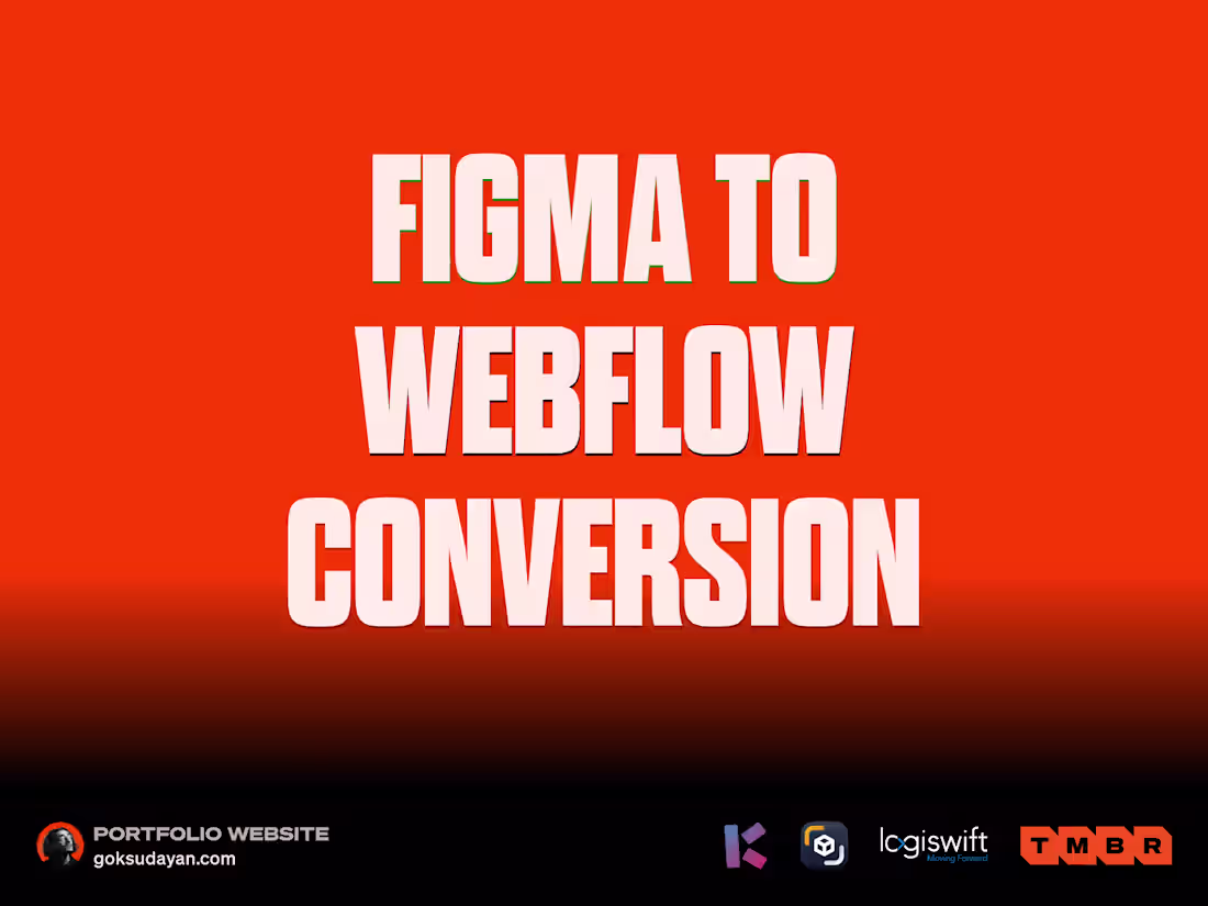 Cover image for Figma to Webflow Conversion