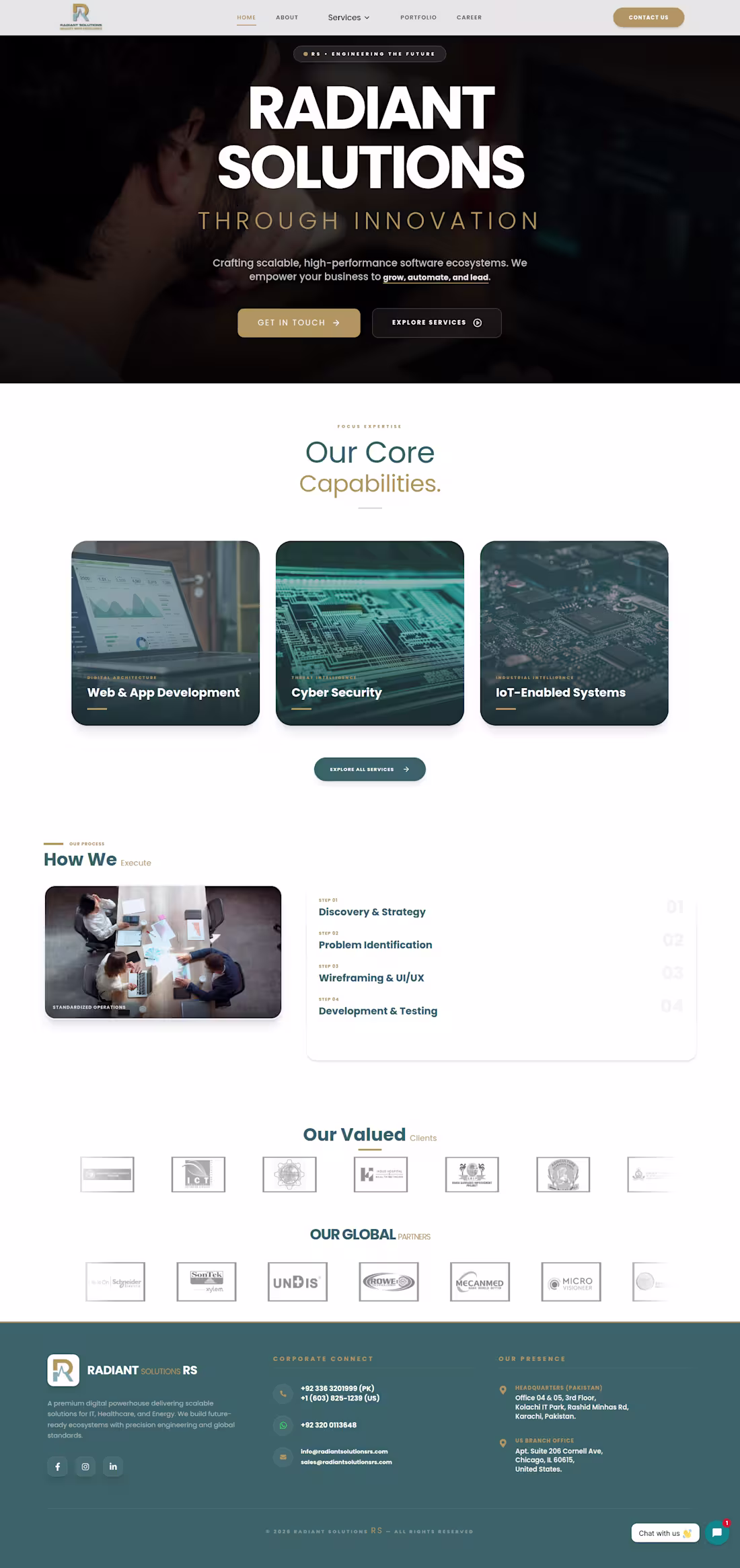 Cover image for Radiant Solution Portfolio