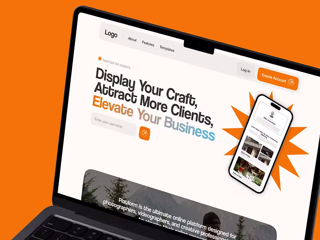 Cover image for Personalized Portfolio CreSaaS for Photographers & Videographers