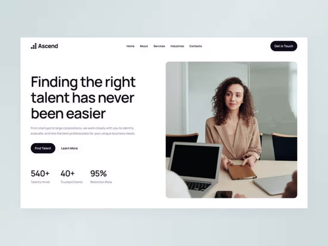 Cover image for A landing page for a freelance platform launch