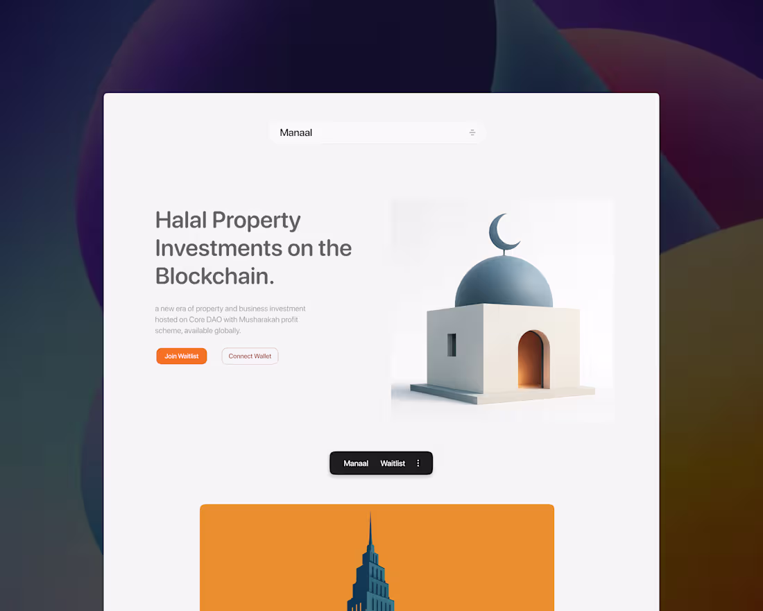Cover image for Manaal Halal Investment Platform 