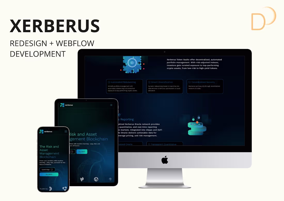 Cover image for Xerberus | Web Design + Webflow Development