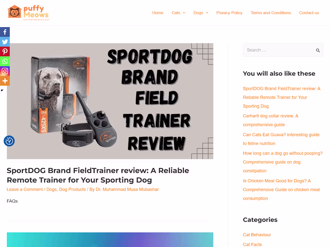 Cover image for Puffy meows