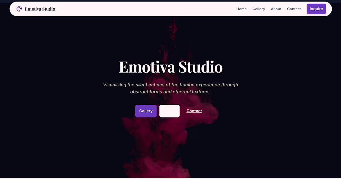 Cover image for Custom Artist Portfolio Website