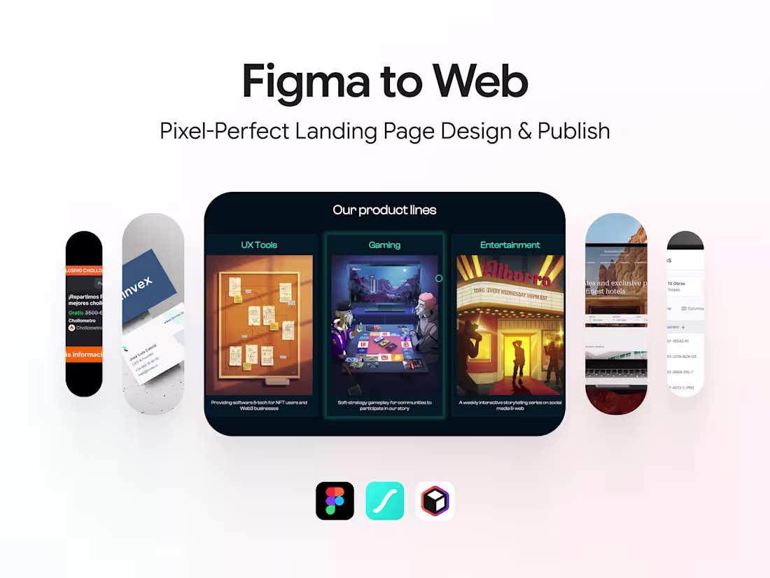 Cover image for Figma to Web: Pixel-Perfect Landing Page Design & Publish