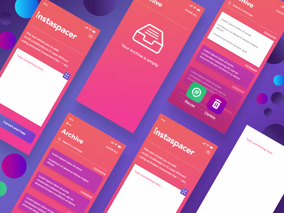 Cover image for Instaspacer