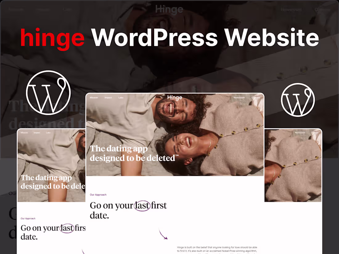 Cover image for Hinge | Wordpress Website