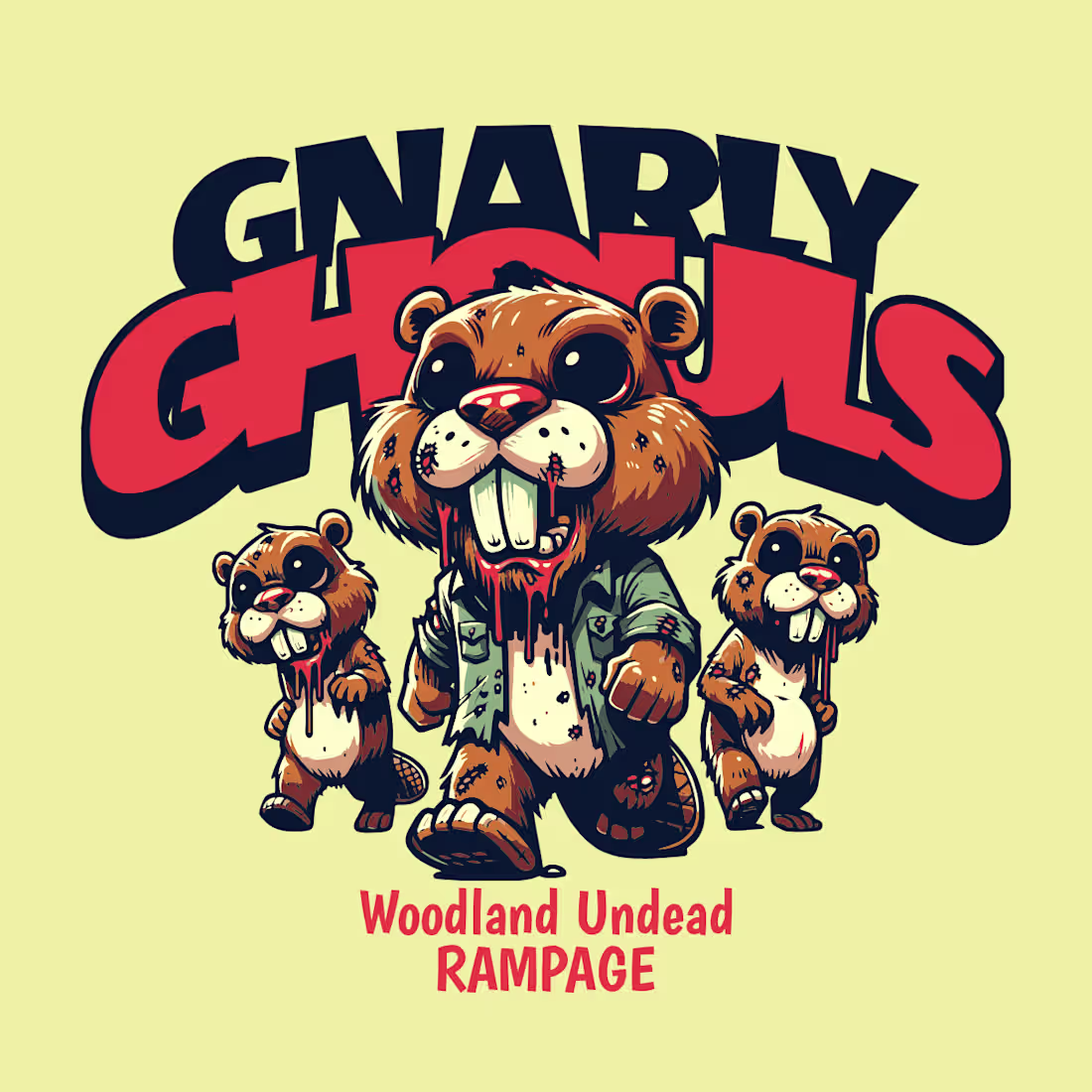 Cover image for Gnarly Ghouls :: Behance