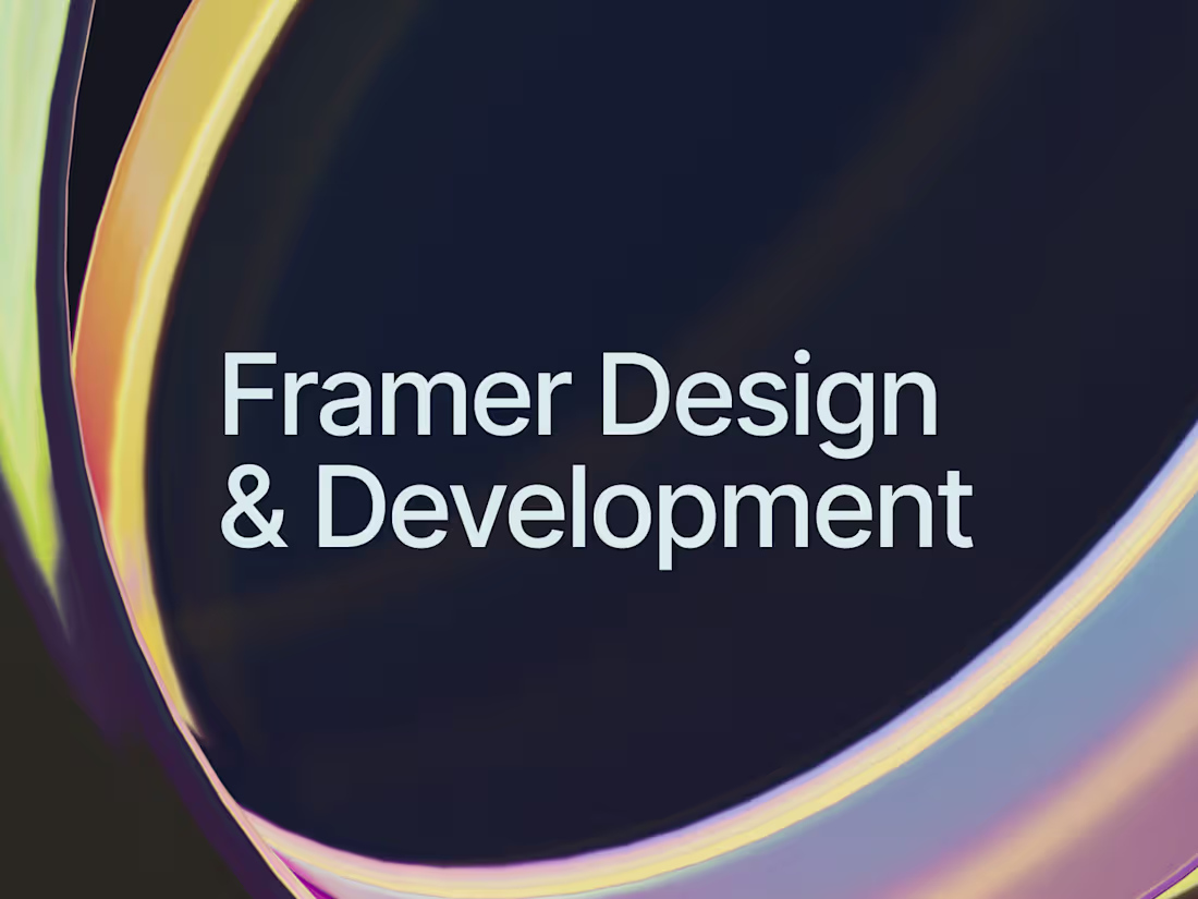 Cover image for Framer Design & Development