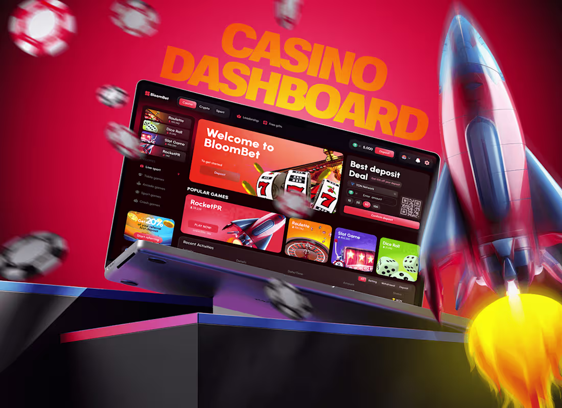 Cover image for WEB3 CASINO DASHBOARD