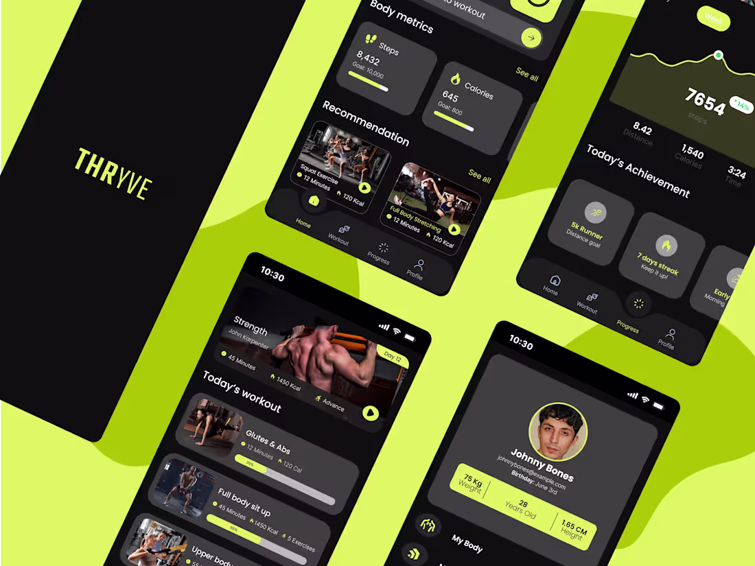 Cover image for Meet Thryve , A fitness app focused